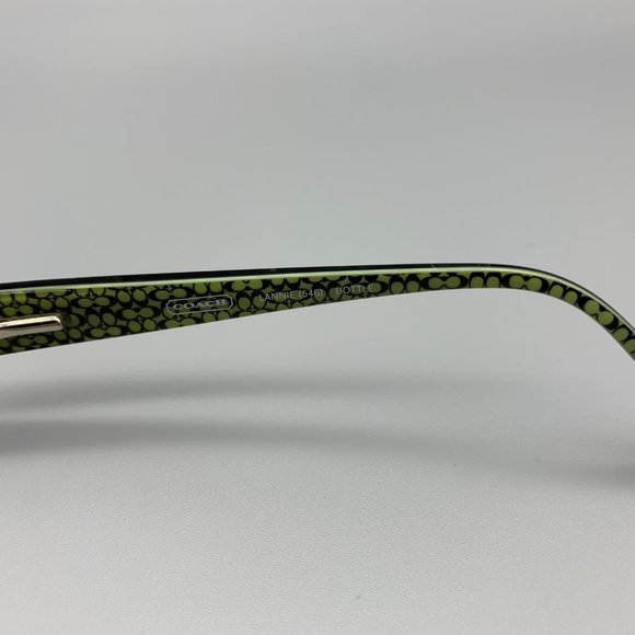 Coach Lannie Bottle Green Oval Glasses - Picture 8 of 10